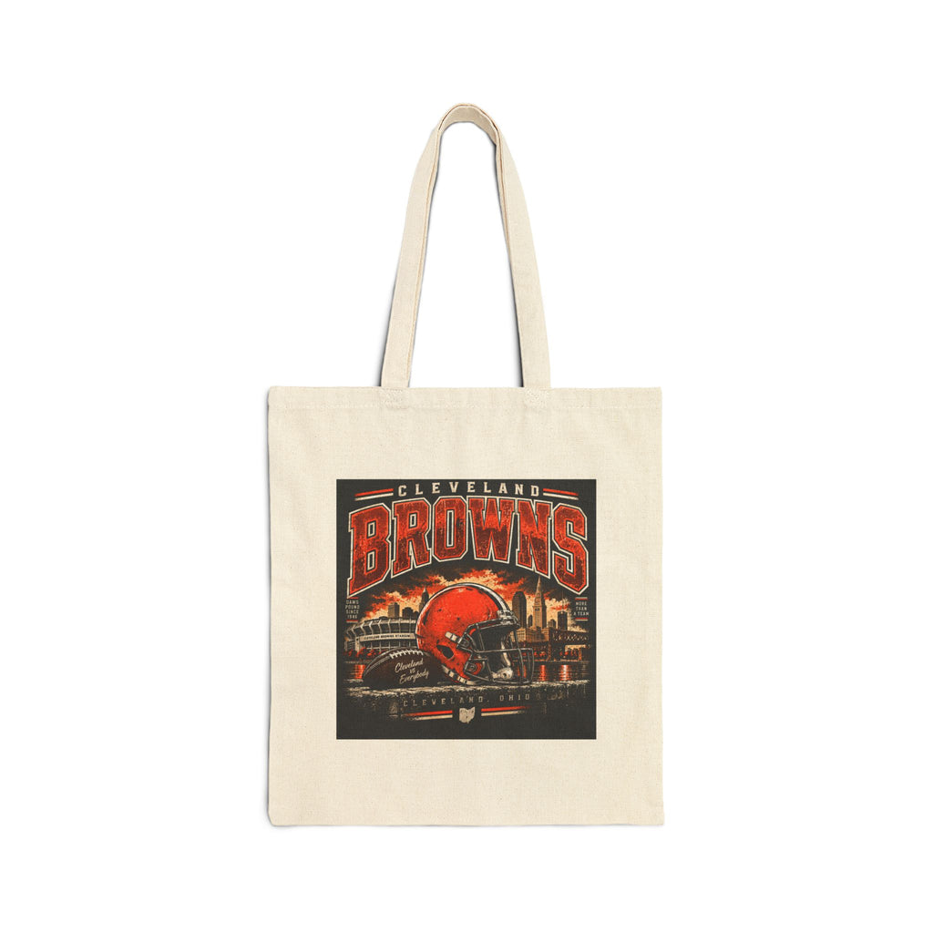 Cleveland Browns Skyline - Canvas Tote