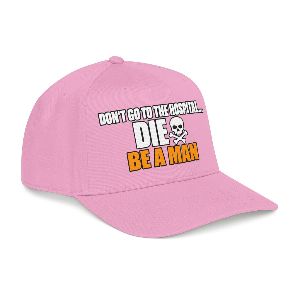 Dont Go to the Hospital - White Outlined - OTTO Baseball Hat