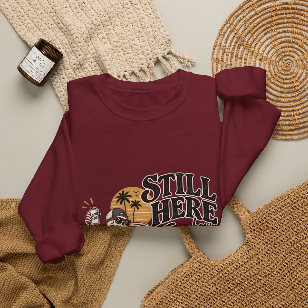 Still Here Somehow - Crewneck Sweatshirt