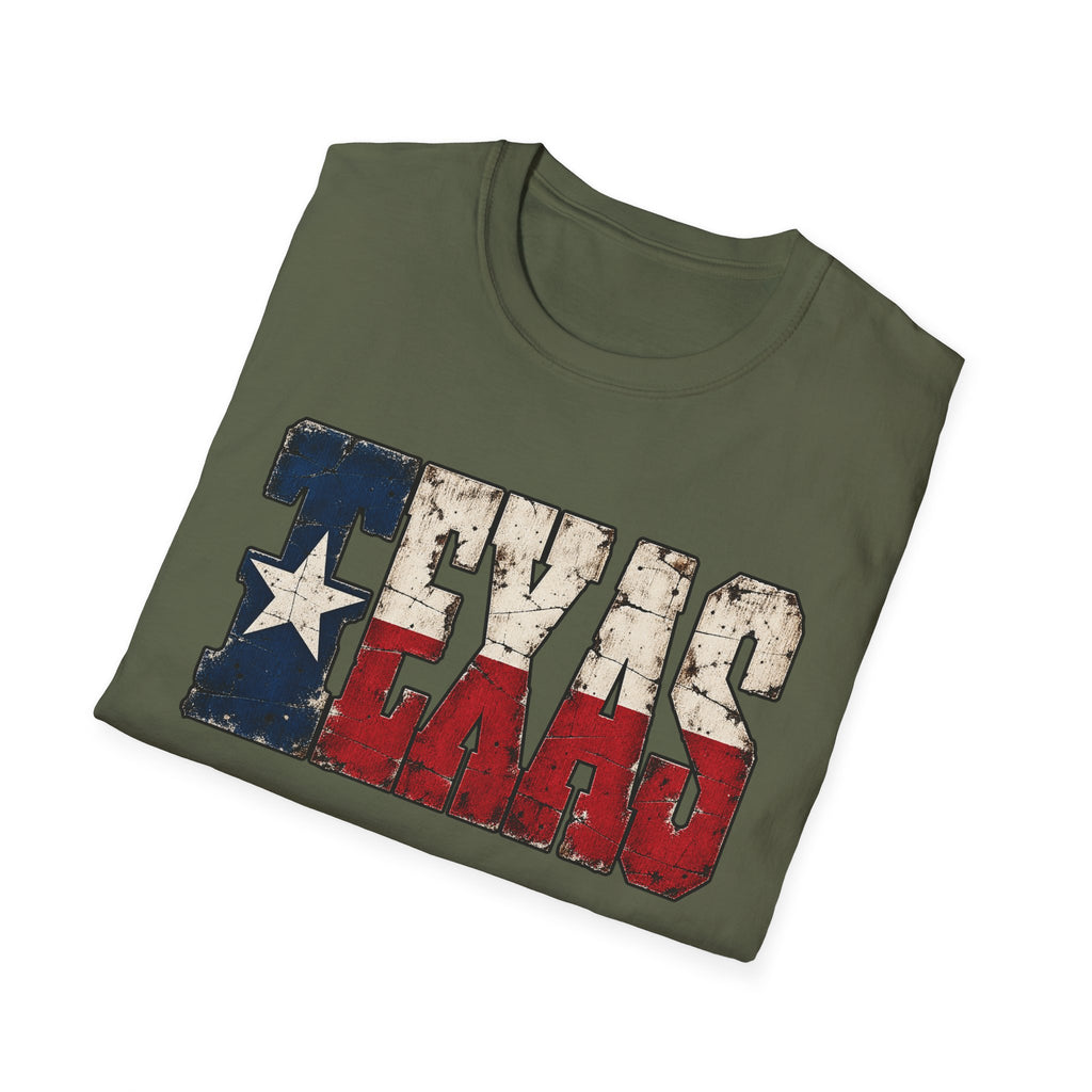 Texas Flag Block Letters - Classic Tee