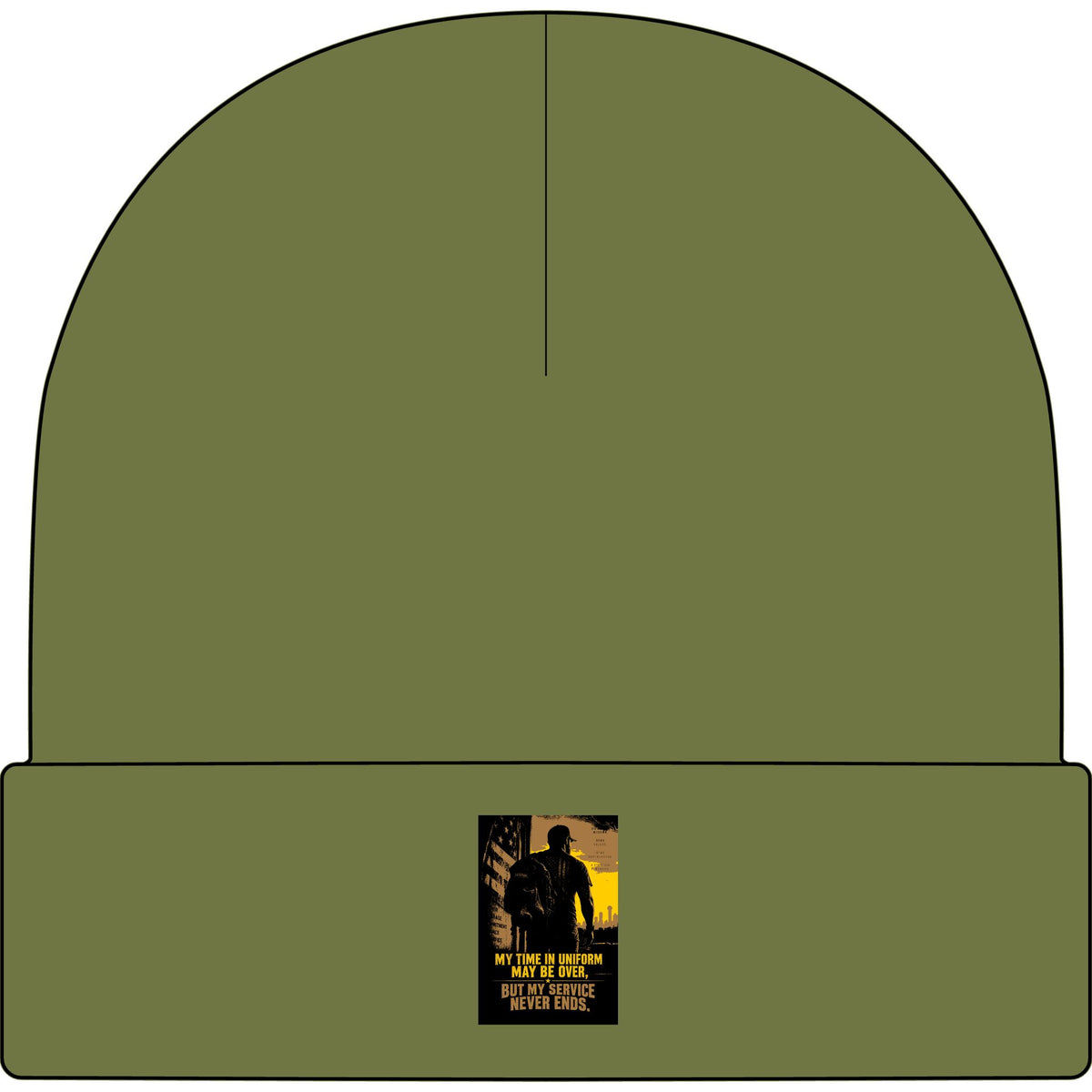 Service Never Ends - AS Colour 1107 Cuff Beanie