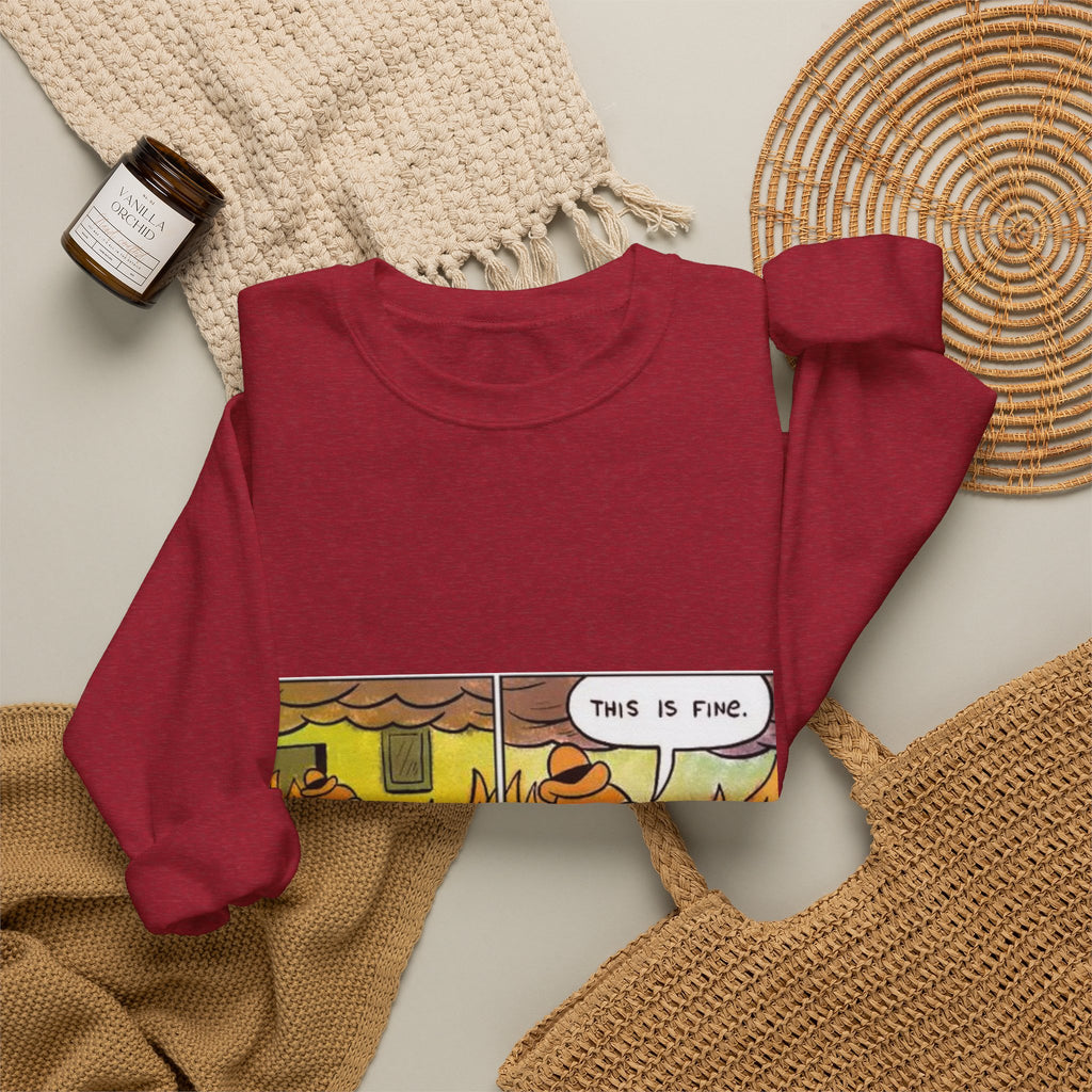 This Is Fine - Crewneck Sweatshirt