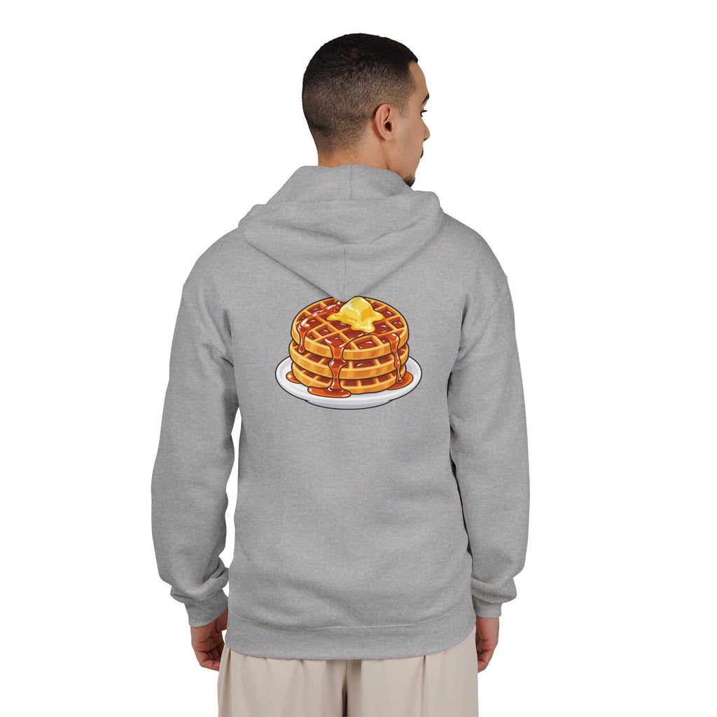 Cartoon Waffles - Full-Zip Hooded Sweatshirt