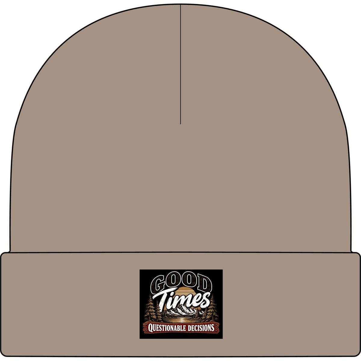 Good Times Questionable Decisions - AS Colour 1107 Cuff Beanie