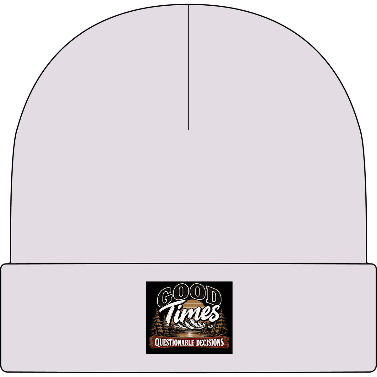 Good Times Questionable Decisions - AS Colour 1107 Cuff Beanie