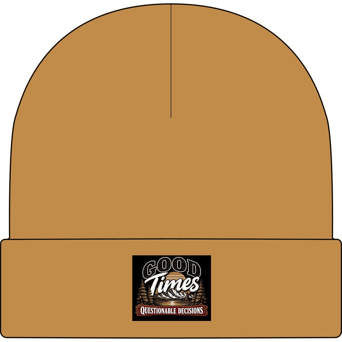 Good Times Questionable Decisions - AS Colour 1107 Cuff Beanie