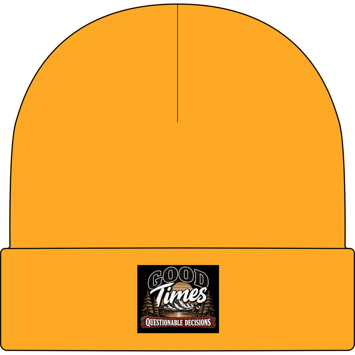 Good Times Questionable Decisions - AS Colour 1107 Cuff Beanie