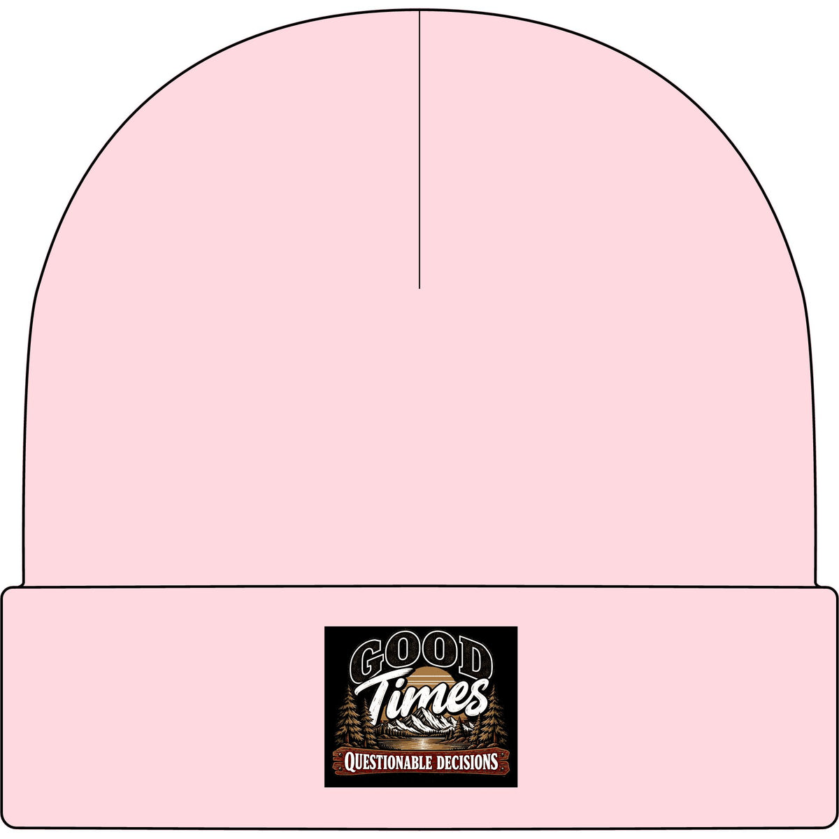 Good Times Questionable Decisions - AS Colour 1107 Cuff Beanie