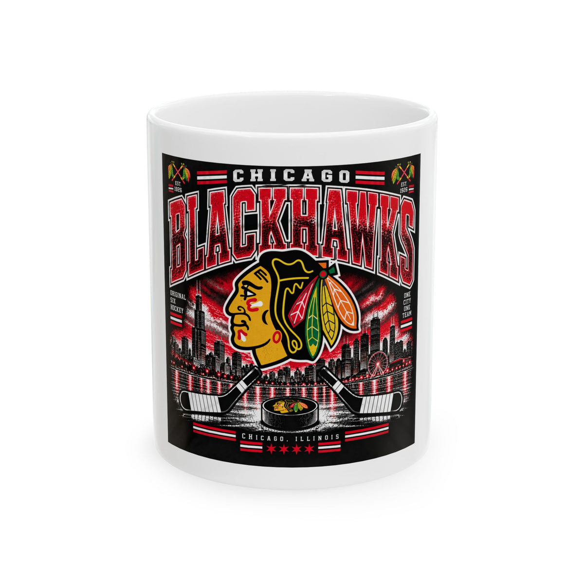 Chicago Blackhawks Heritage - Ceramic Mug 11oz and 15oz