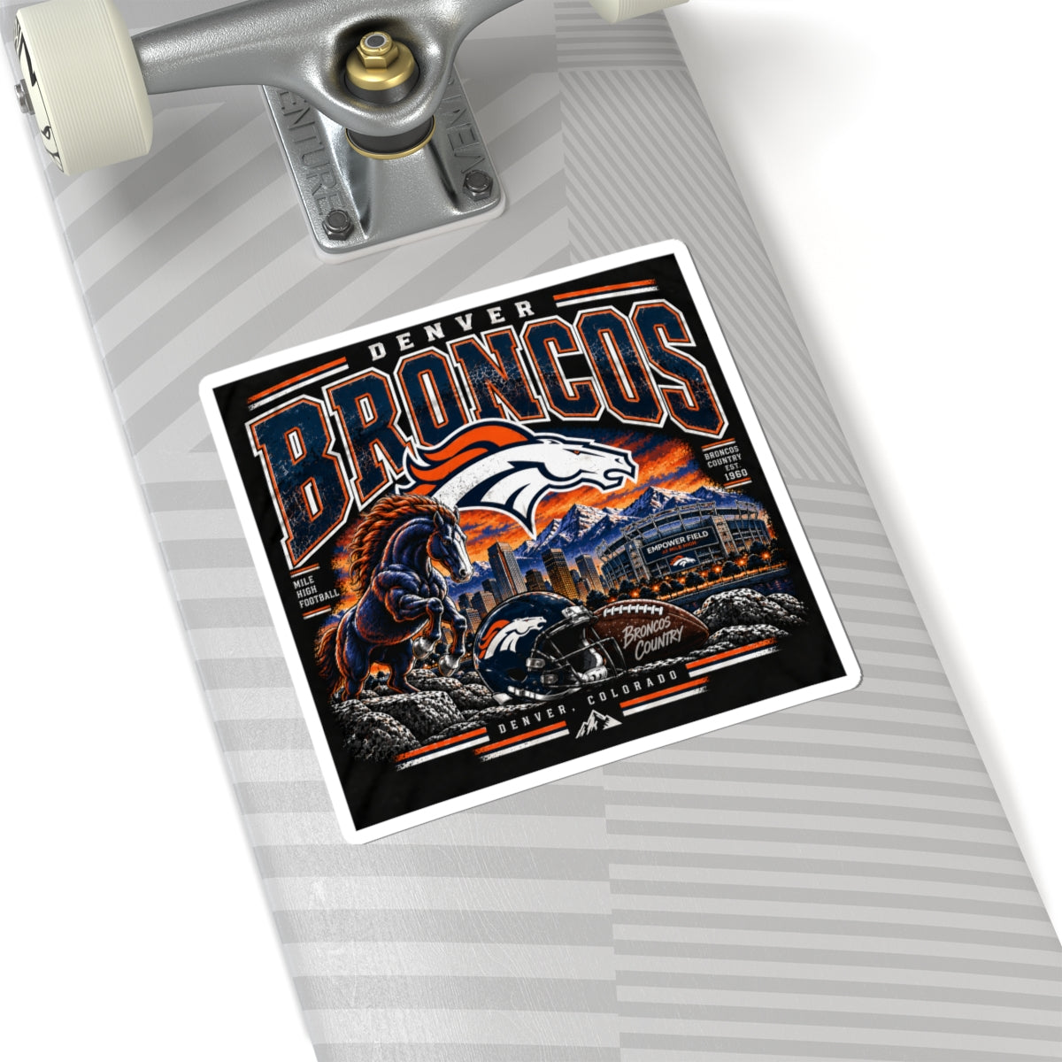 Denver Broncos - Kiss-Cut Sticker