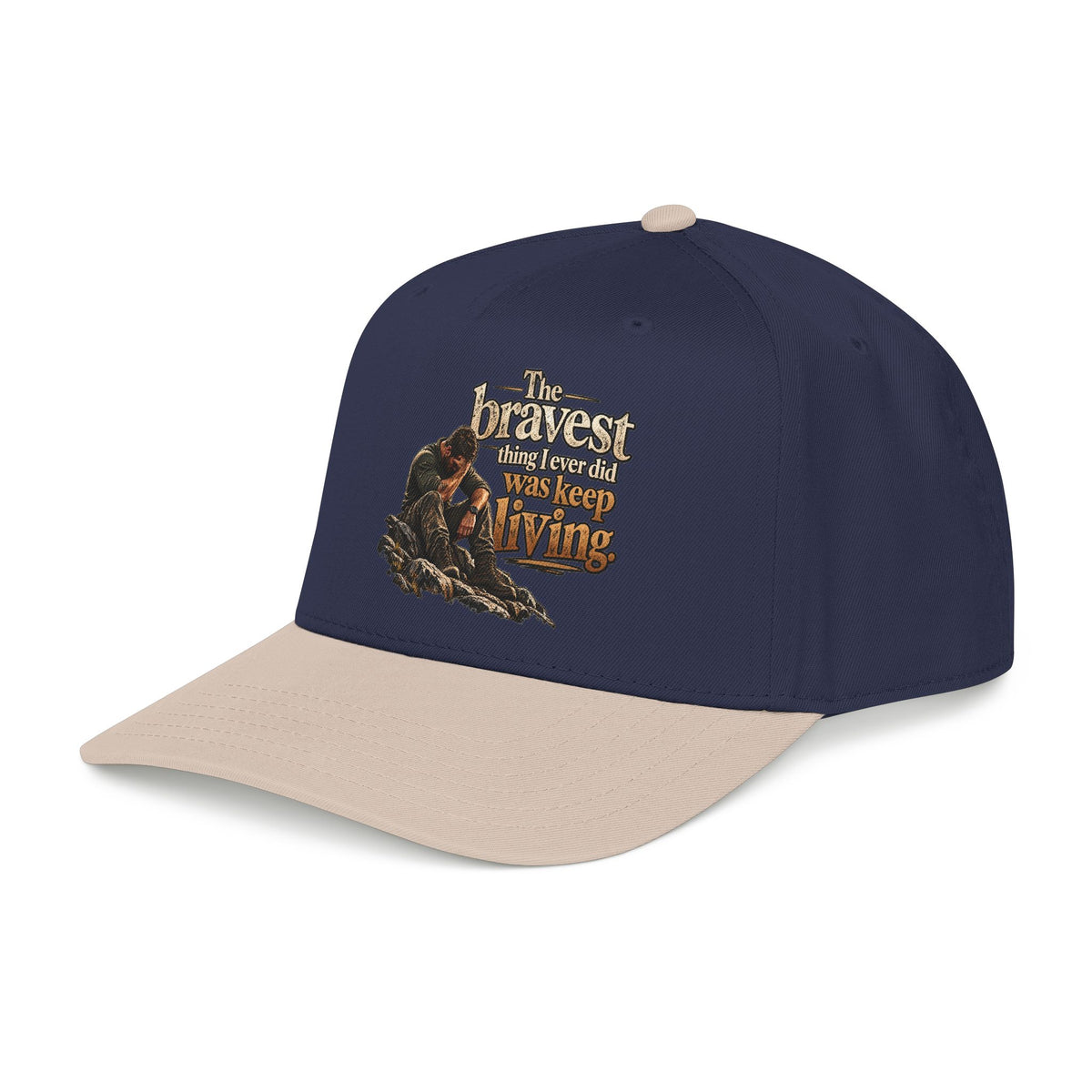 The Bravest Thing I Ever Did Was Keep Living - OTTO Baseball Hat