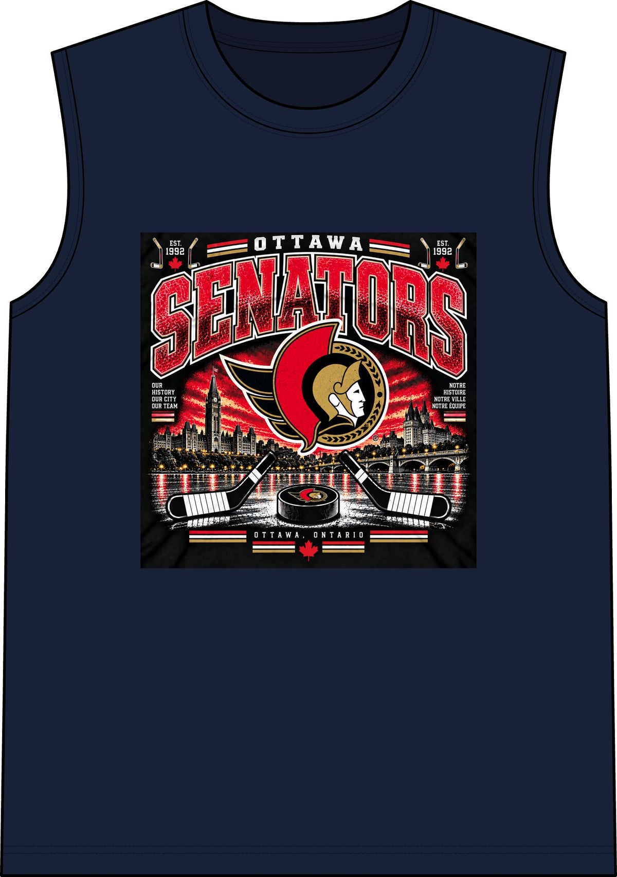 Ottawa Senators Est 1992 - Classic Tank