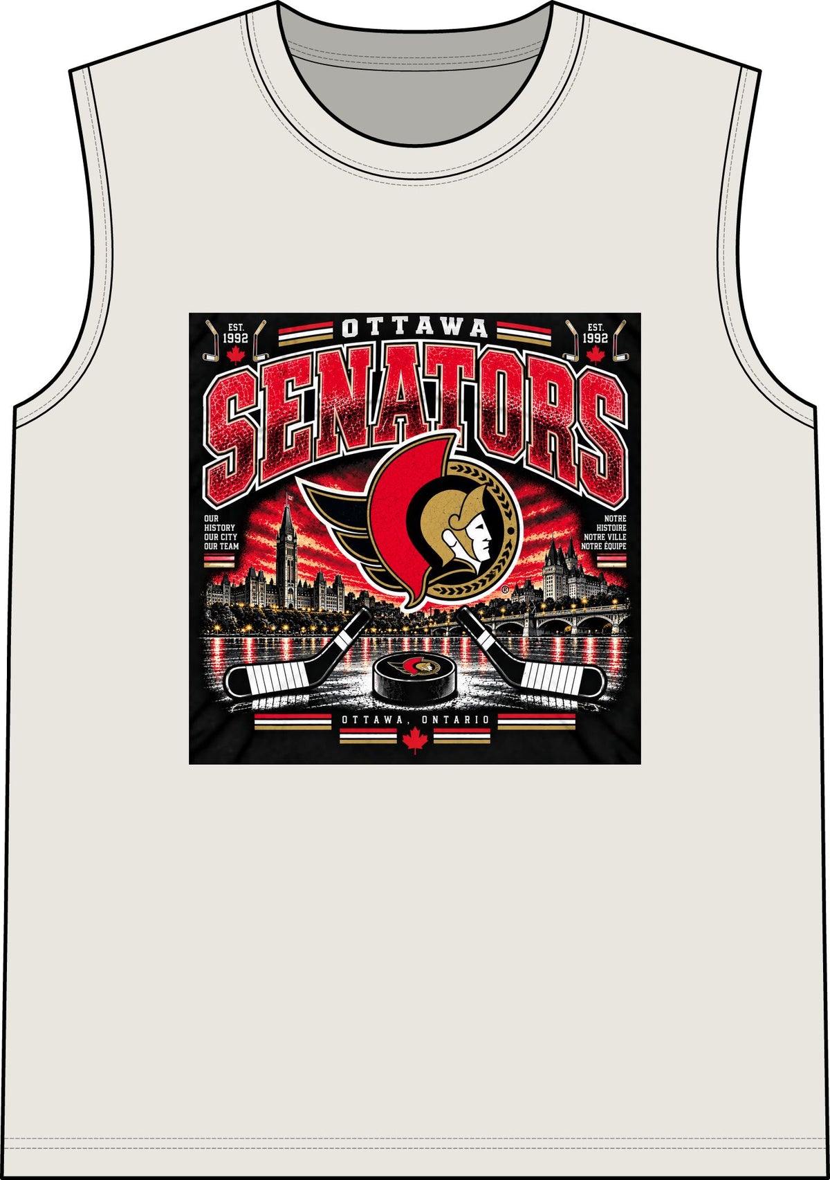 Ottawa Senators Est 1992 - Classic Tank