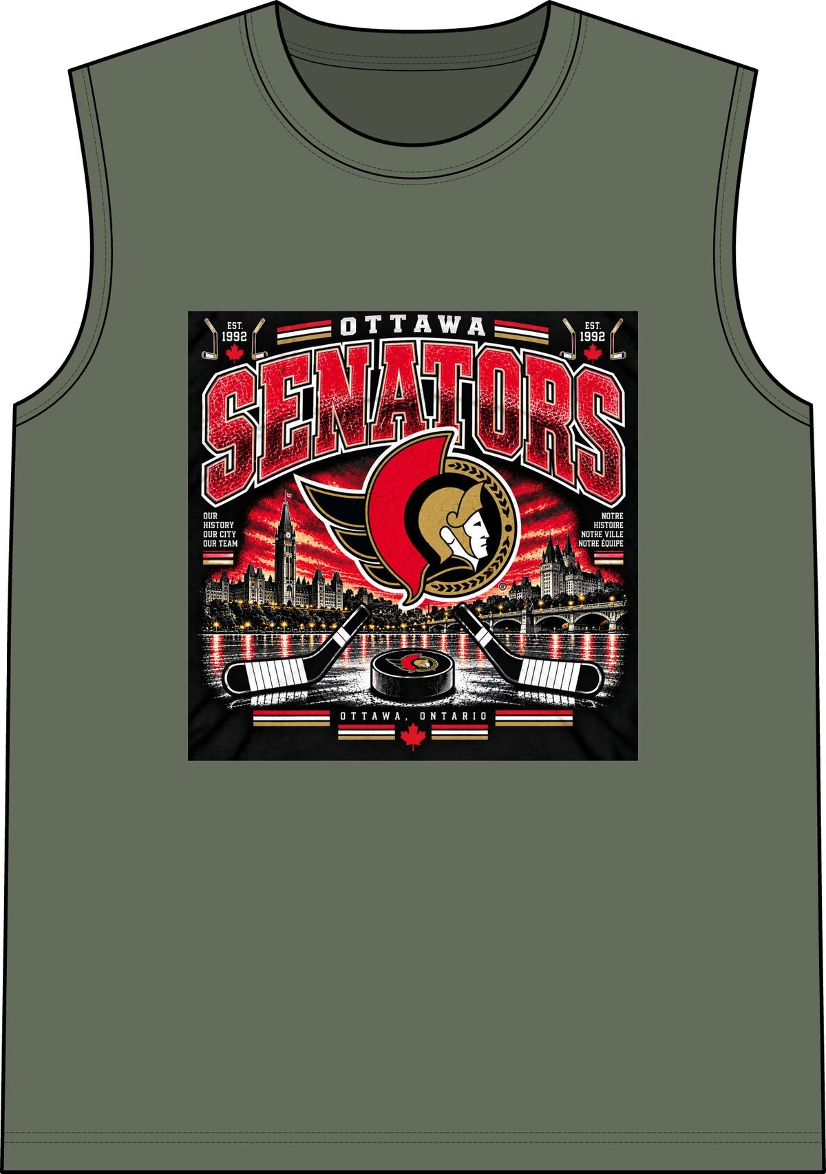 Ottawa Senators Est 1992 - Classic Tank