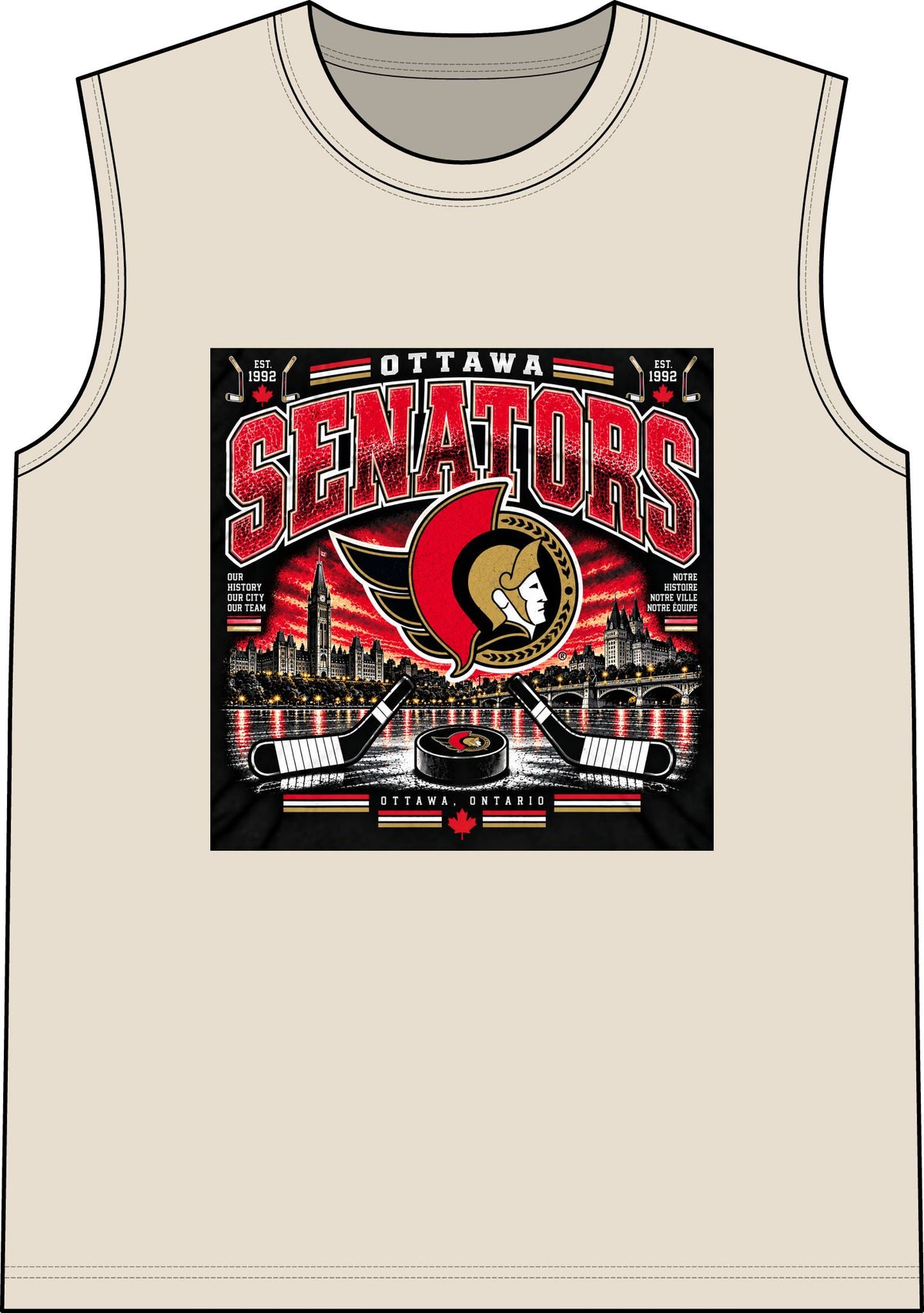 Ottawa Senators Est 1992 - Classic Tank