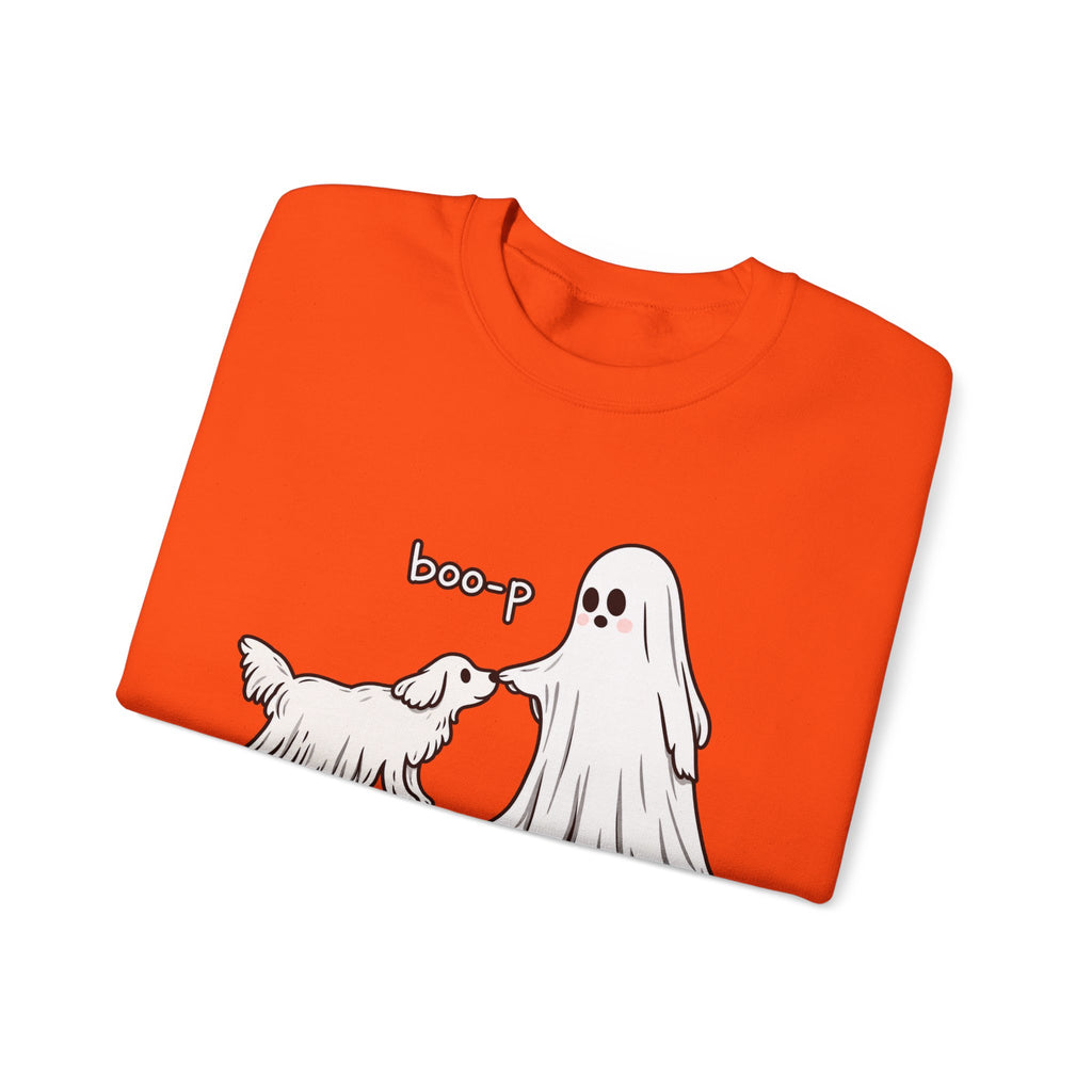 Boo-p Ghost and Dog - Crewneck Sweatshirt