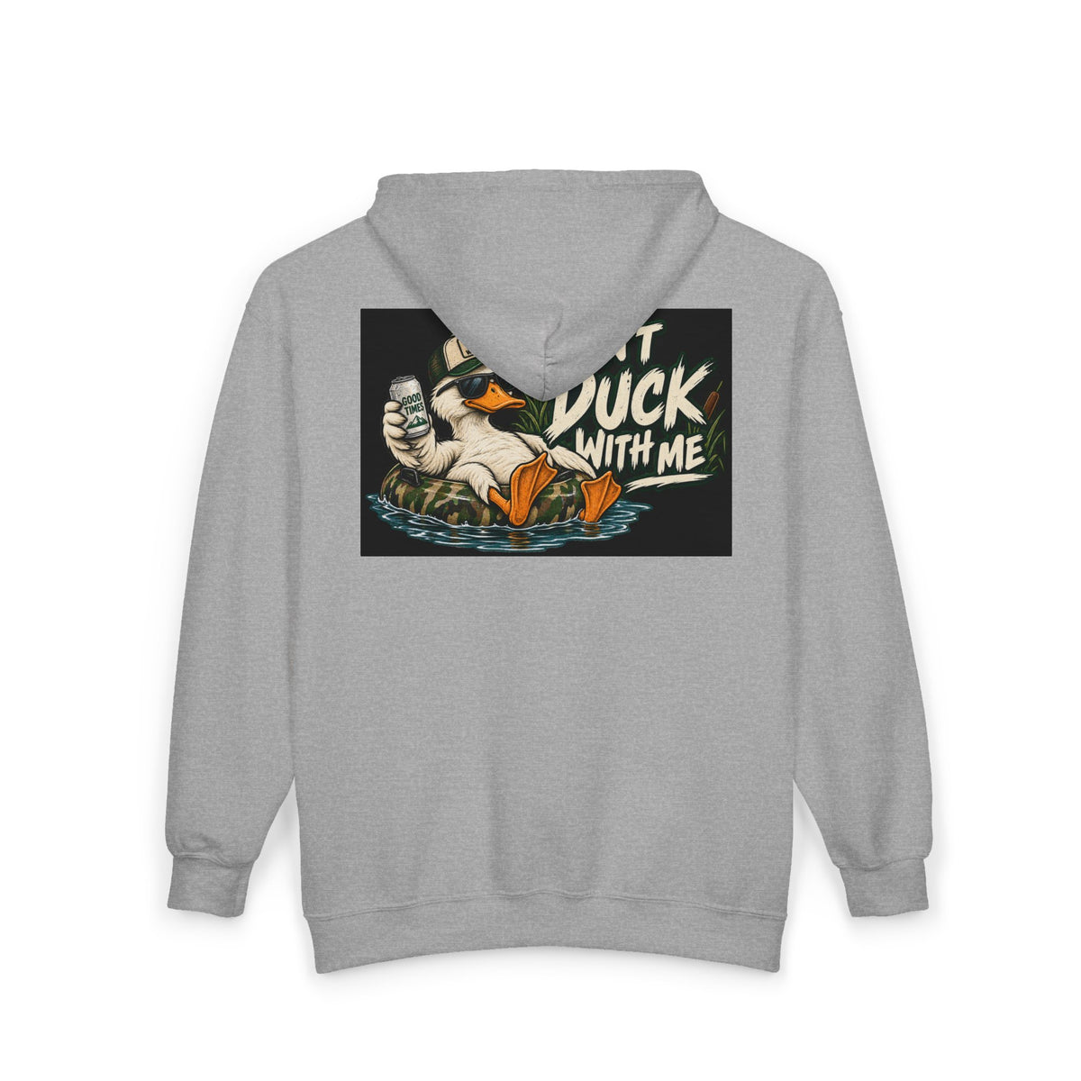 Duck With Me Camo - Full-Zip Hooded Sweatshirt