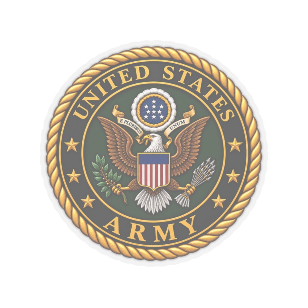 U.S. Army Emblem - Kiss-Cut Sticker
