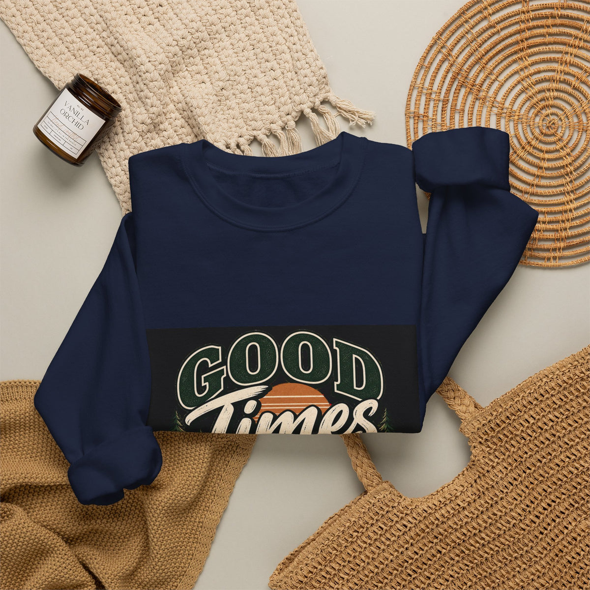 Good Times Questionable Decisions - Crewneck Sweatshirt