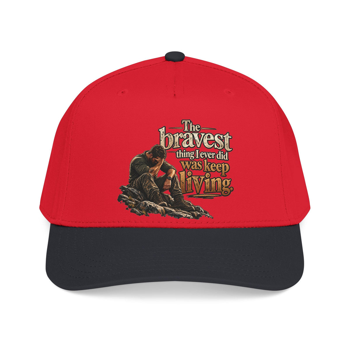 The Bravest Thing I Ever Did Was Keep Living - OTTO Baseball Hat