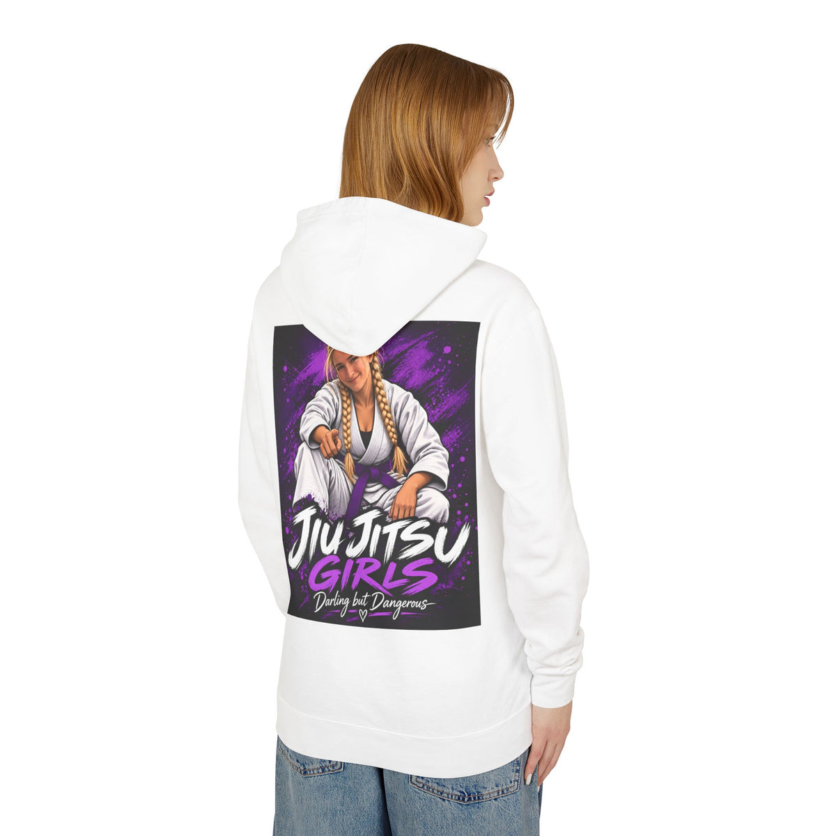 Jiu Jitsu Girls Hoodie — Women’s BJJ Martial Arts Sweatshirt