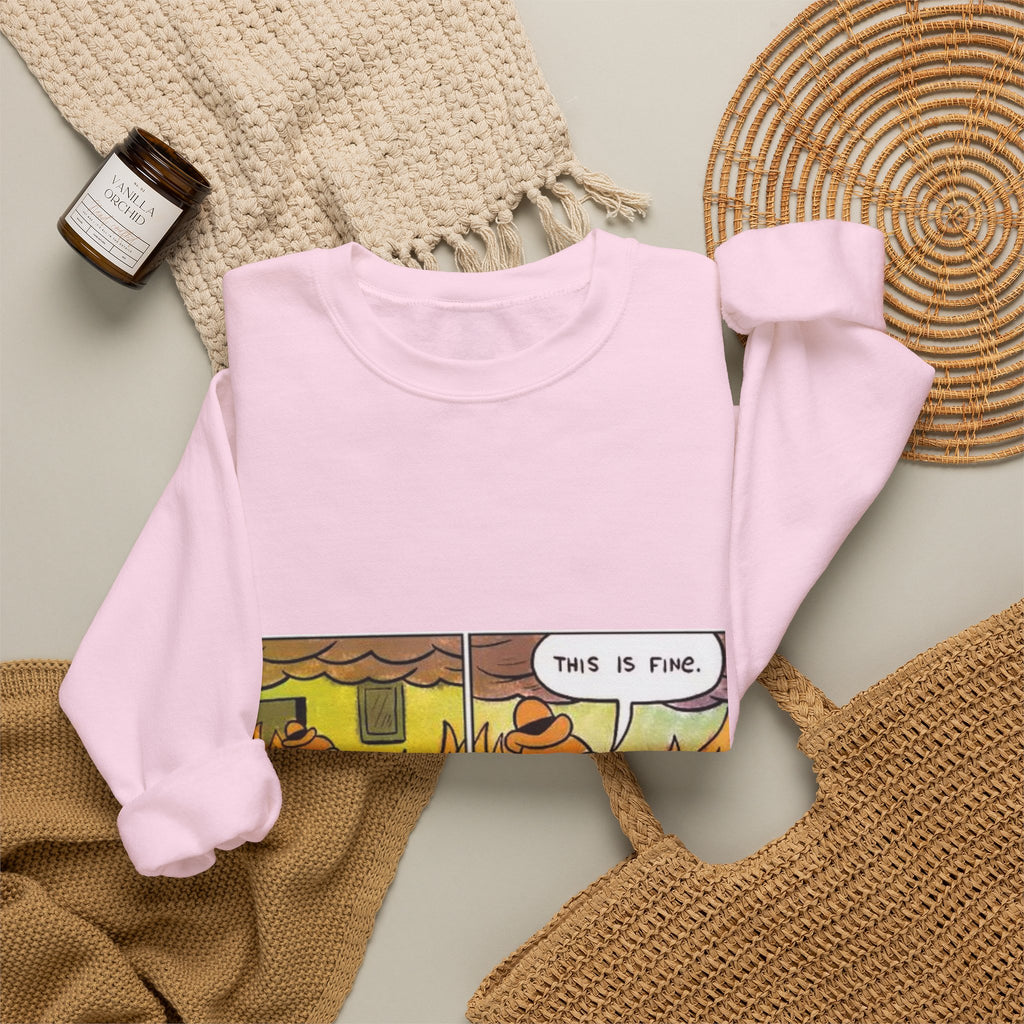 This Is Fine - Crewneck Sweatshirt