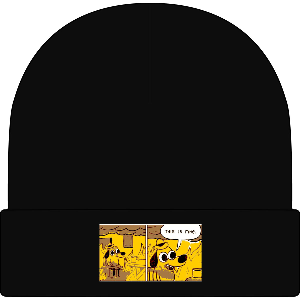This Is Fine - AS Colour 1107 Cuff Beanie