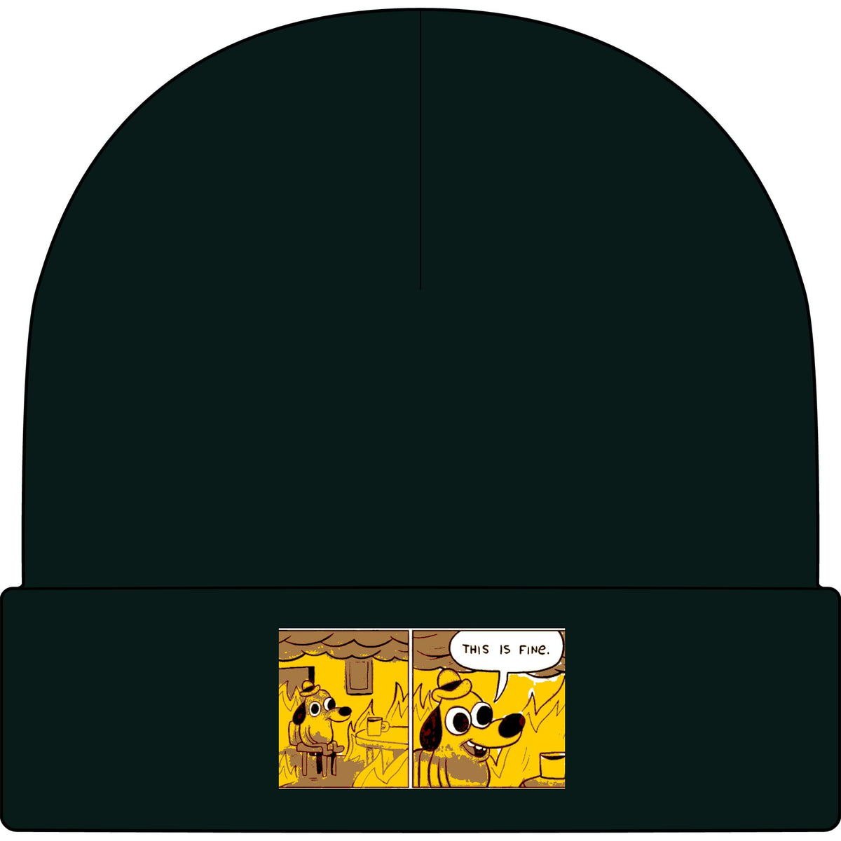 This Is Fine - AS Colour 1107 Cuff Beanie