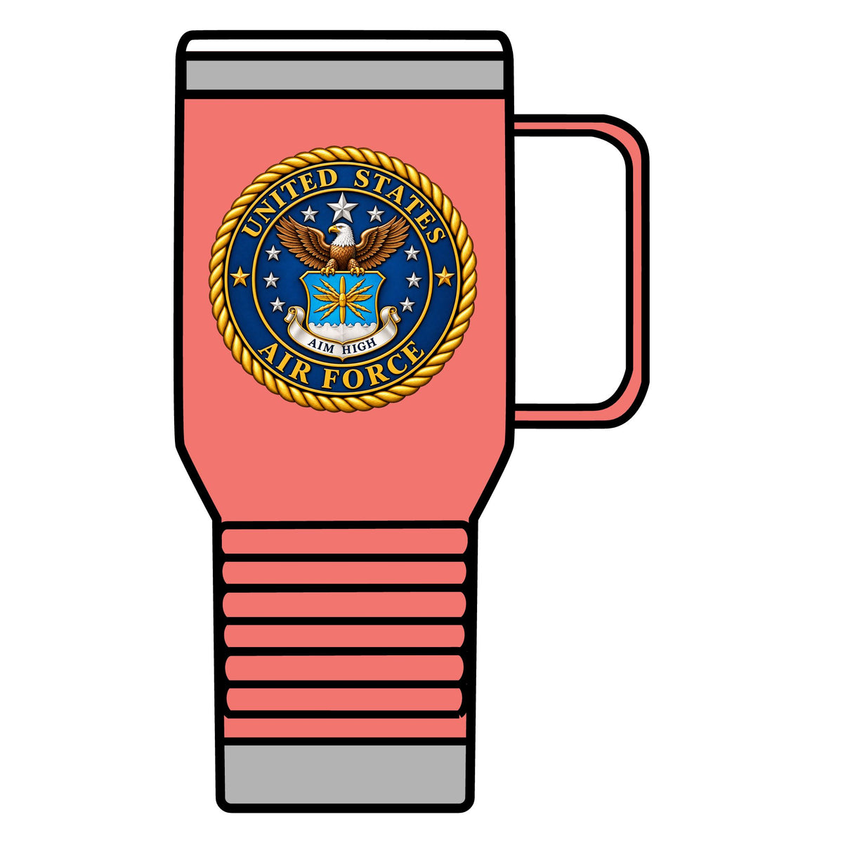 U.S. Air Force Emblem - 20oz Insulated Mug