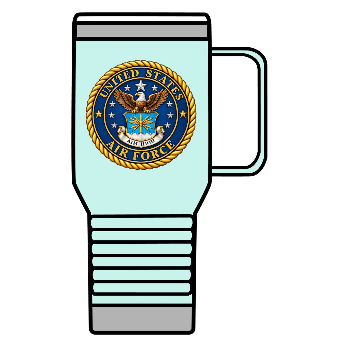 U.S. Air Force Emblem - 20oz Insulated Mug