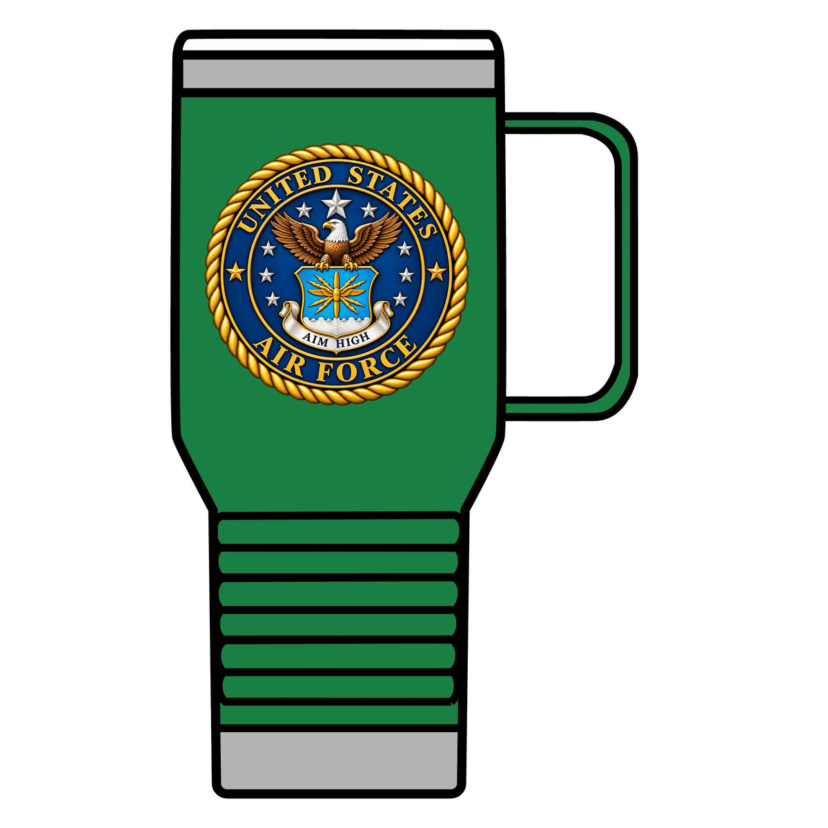 U.S. Air Force Emblem - 20oz Insulated Mug