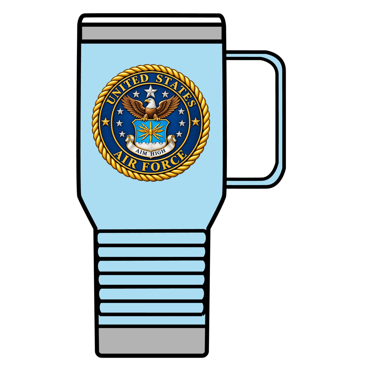 U.S. Air Force Emblem - 20oz Insulated Mug