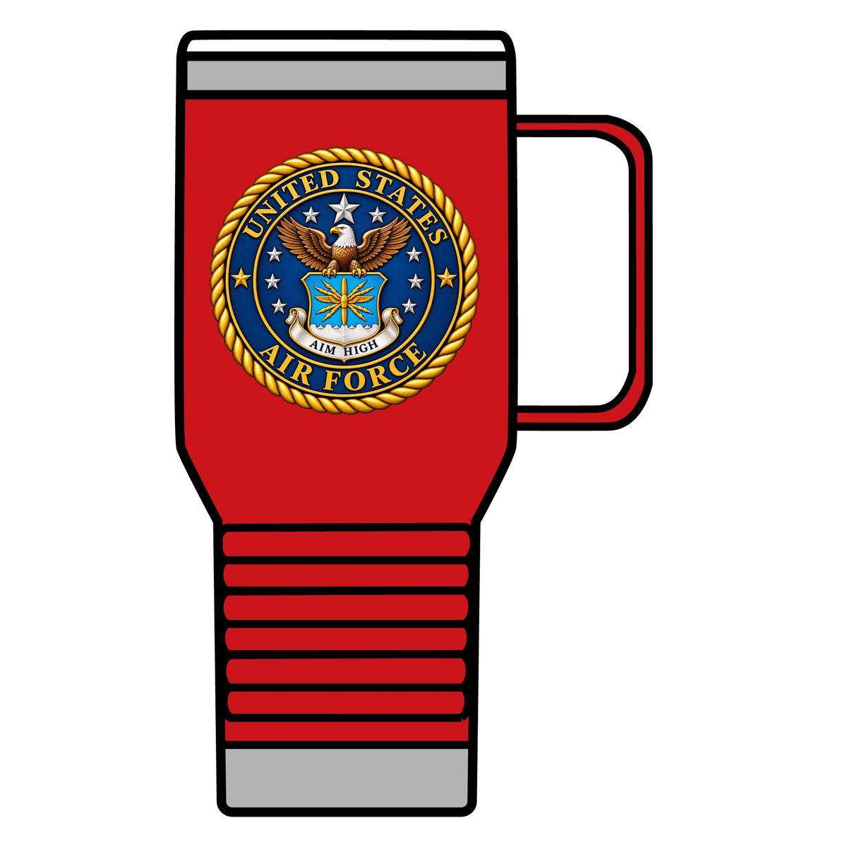 U.S. Air Force Emblem - 20oz Insulated Mug