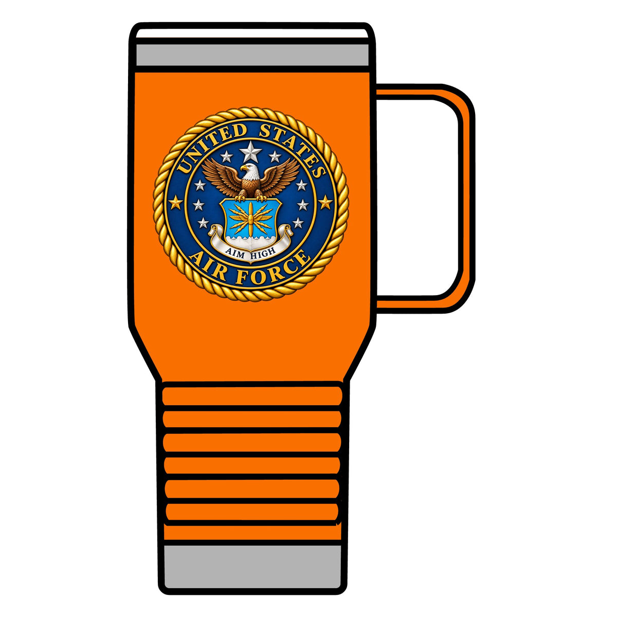 U.S. Air Force Emblem - 20oz Insulated Mug