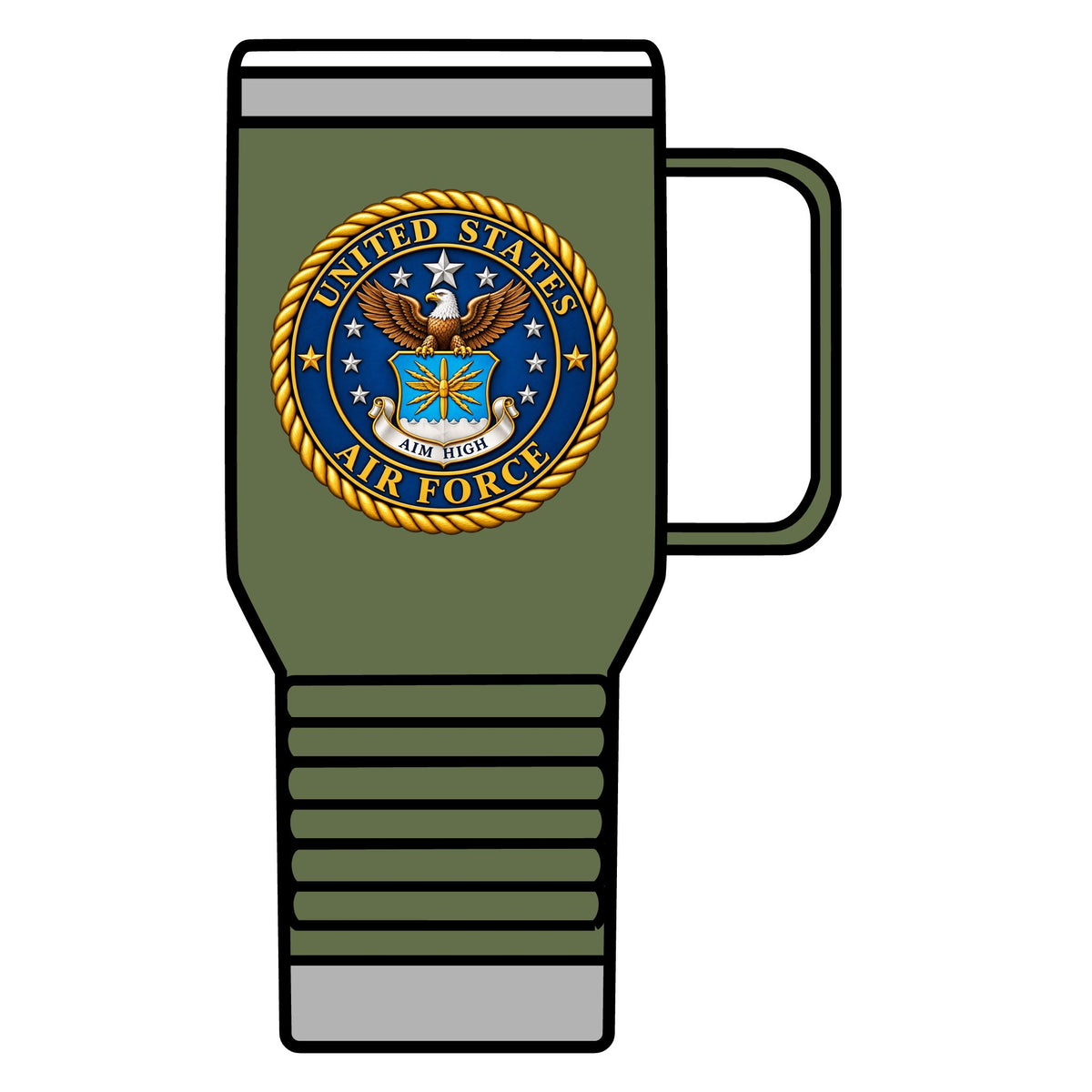 U.S. Air Force Emblem - 20oz Insulated Mug