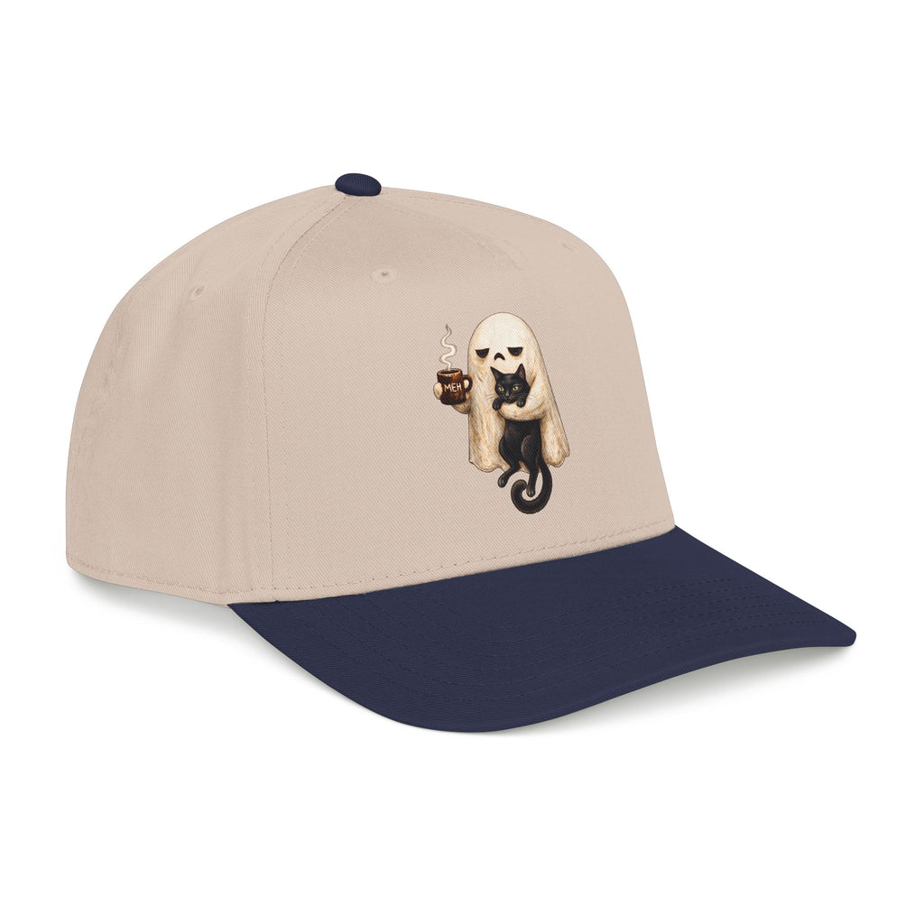 Meh Ghost and Black Cat - OTTO Baseball Hat