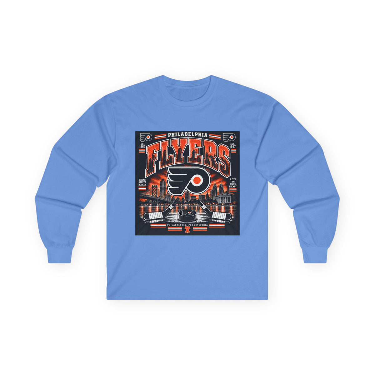 Philadelphia Flyers Urban Hockey - Unisex Ultra Cotton Long Sleeve Tee