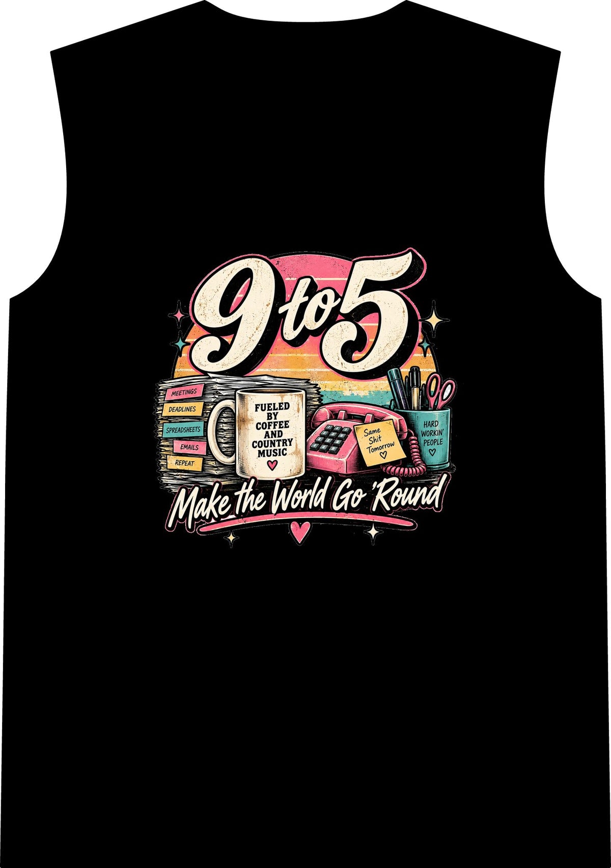 9to5 Make the World Go Round - Classic Tank