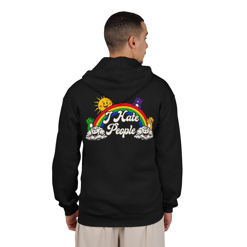 Hate People - Full-Zip Hooded Sweatshirt