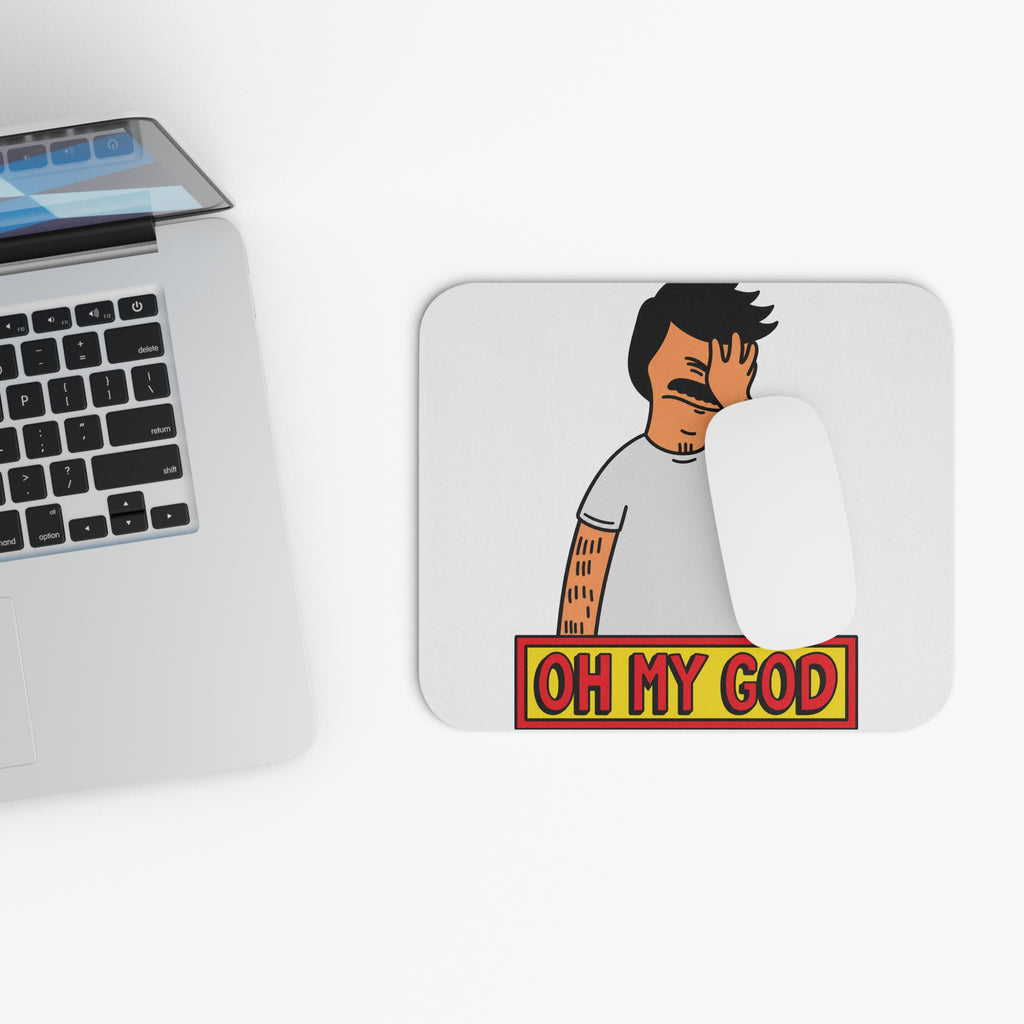 Oh My God Reaction Tee - Mouse Pad