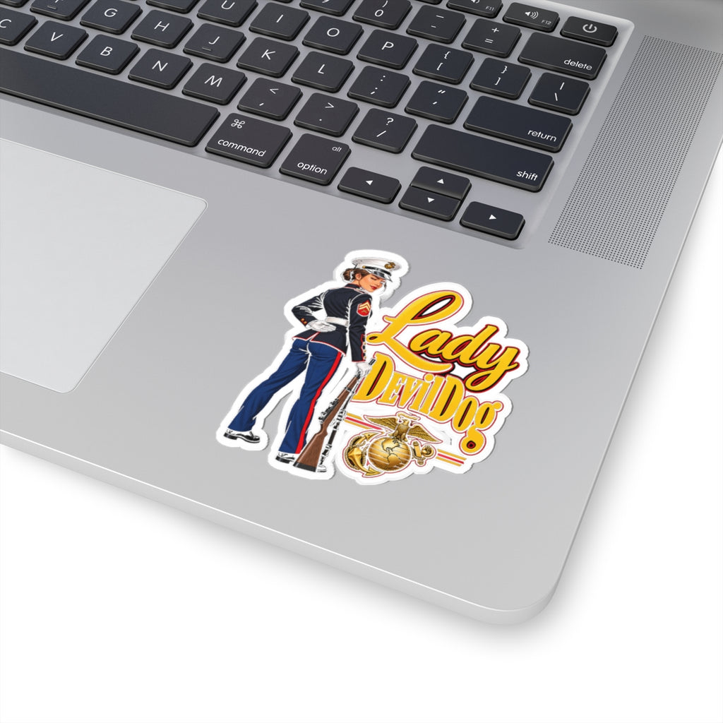 Lady Devil Dog - Kiss-Cut Sticker