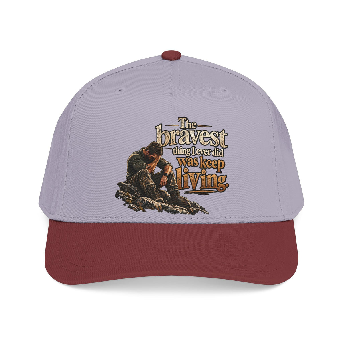 The Bravest Thing I Ever Did Was Keep Living - OTTO Baseball Hat