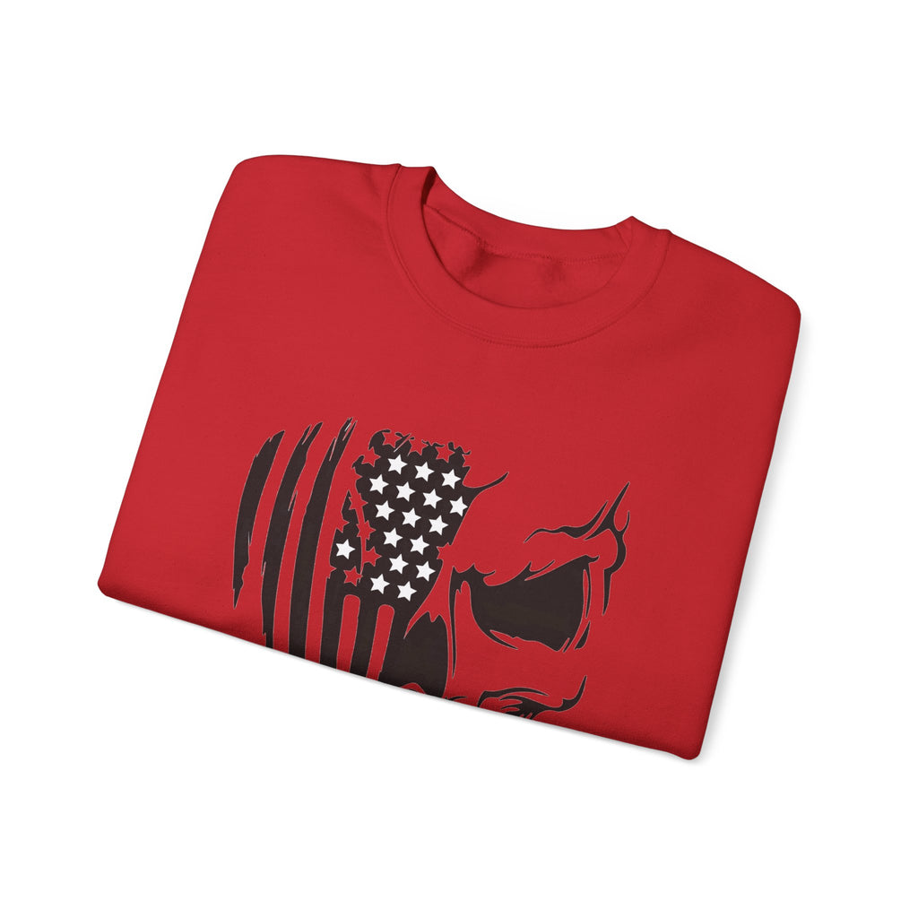 Stars, Stripes & Skulls - Crewneck Sweatshirt