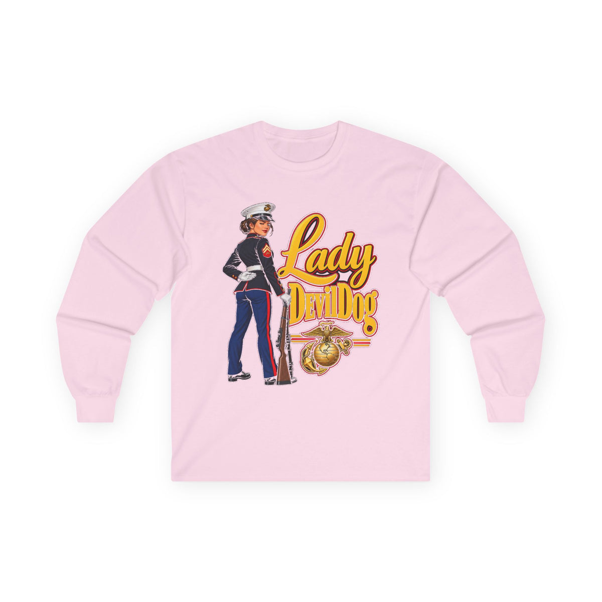 Lady Devil Dog - Unisex Ultra Cotton Long Sleeve Tee