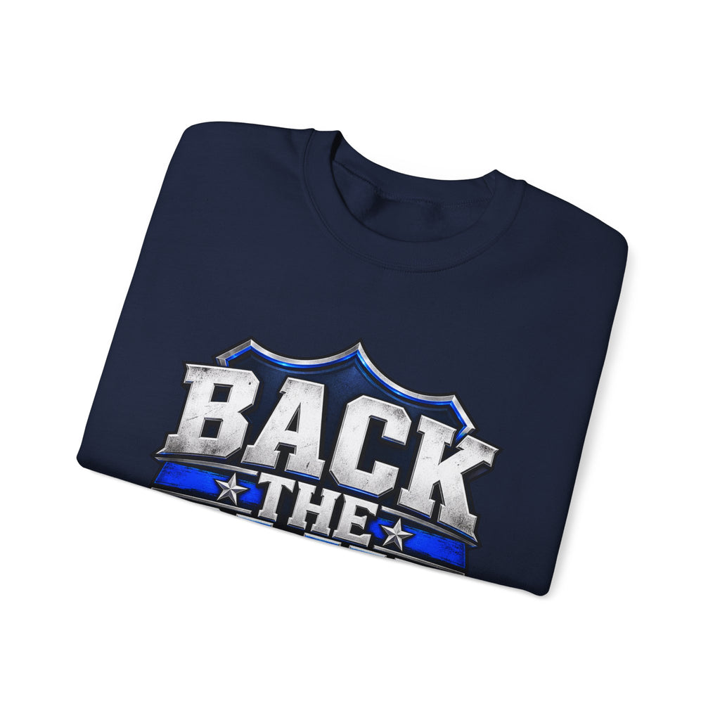 Back the Blue Shield - Crewneck Sweatshirt