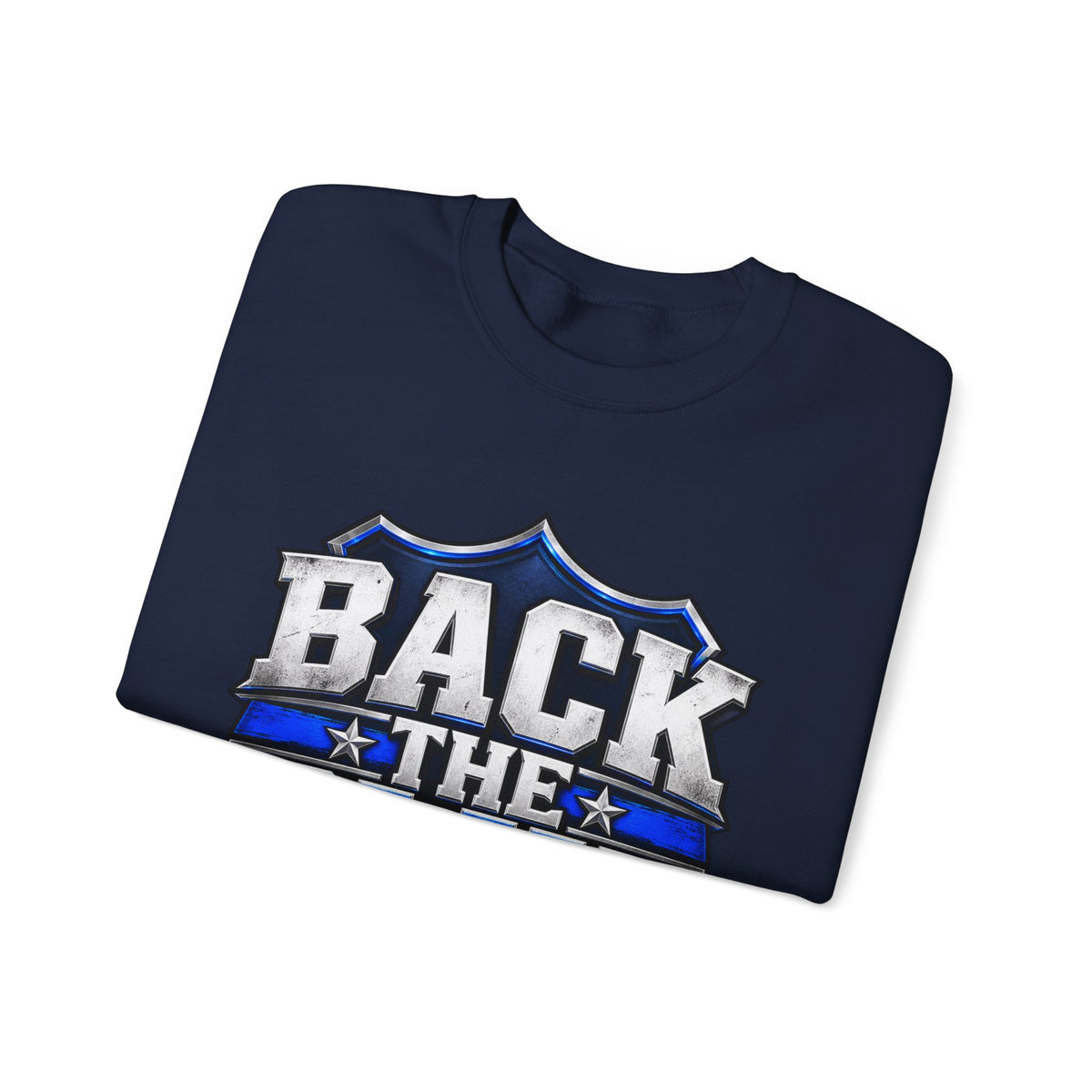 Back the Blue Shield - Crewneck Sweatshirt