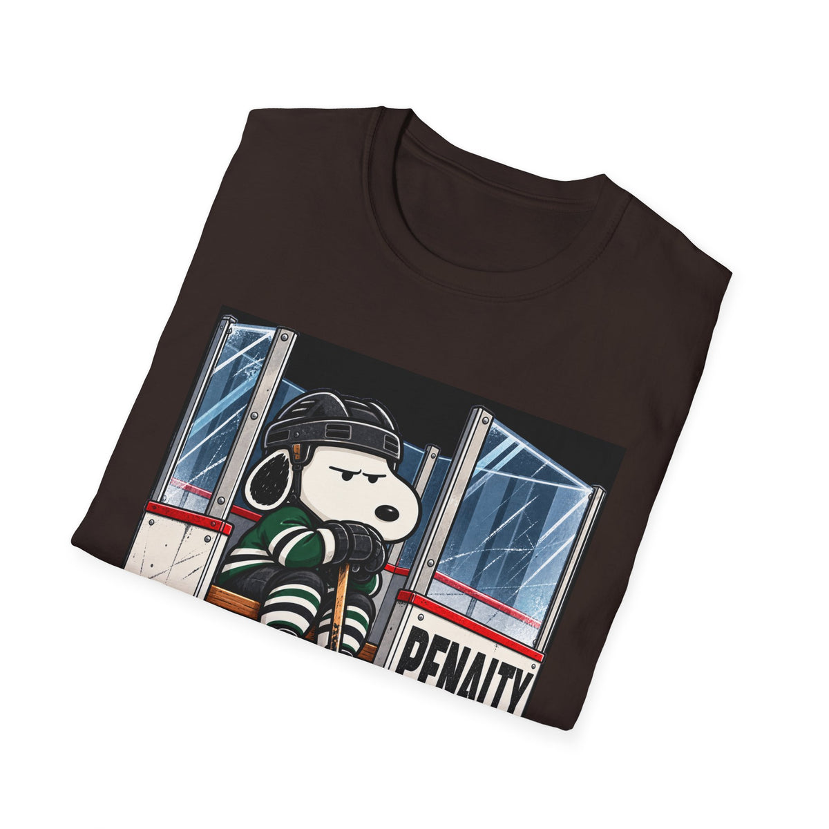 Snoopy Hockey Penalty Box Green - Classic Tee