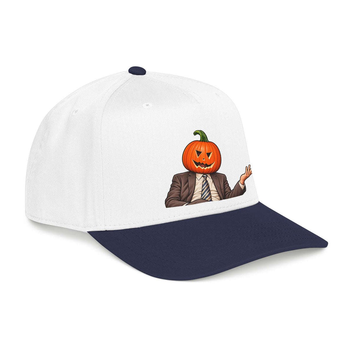 Pumpkin Head Office Cartoon - OTTO Baseball Hat