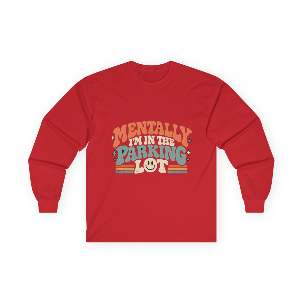 Secretly Plotting Dark Parking - Unisex Ultra Cotton Long Sleeve Tee