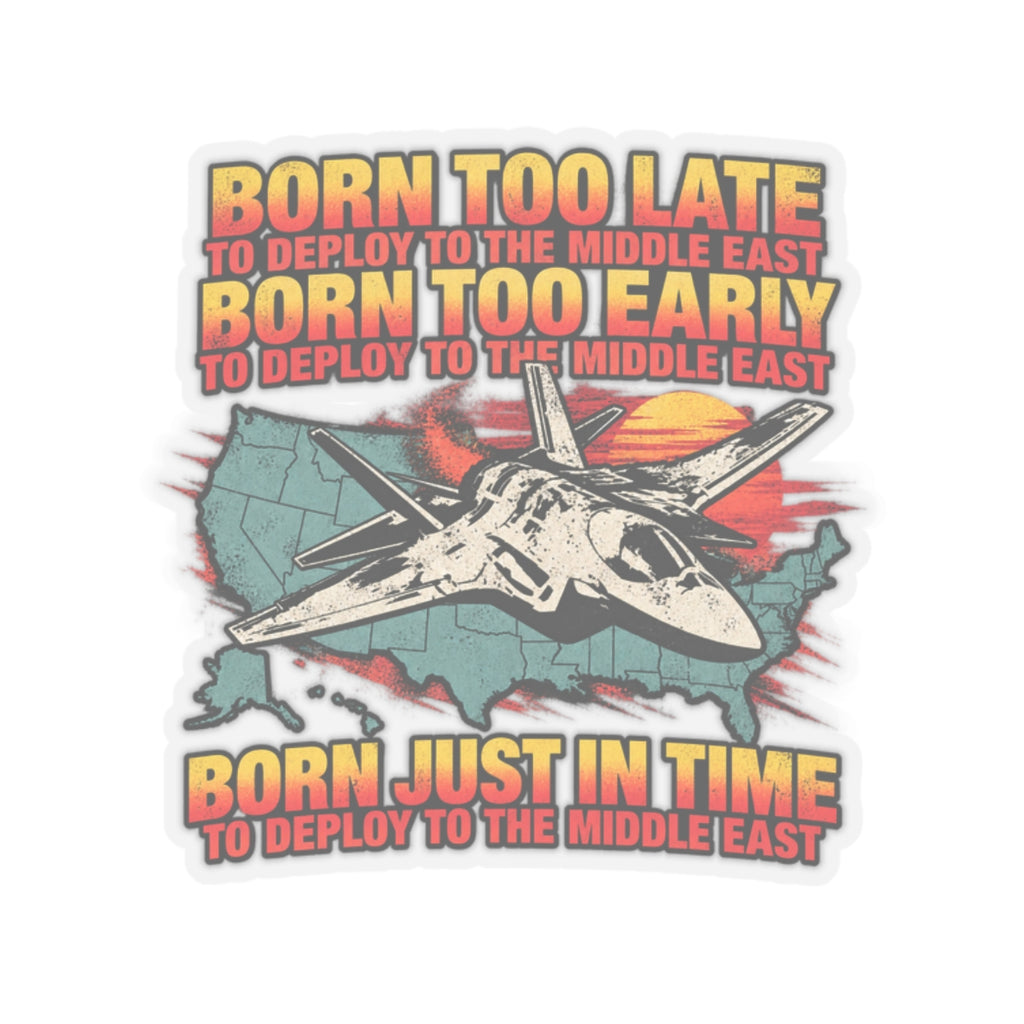 Desert Deployment Tee - Kiss-Cut Sticker
